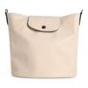 Le Pliage Xtra Deep Silver Hardware Leather Bucket Shoulder Bag Women Bags Beige 10341987555