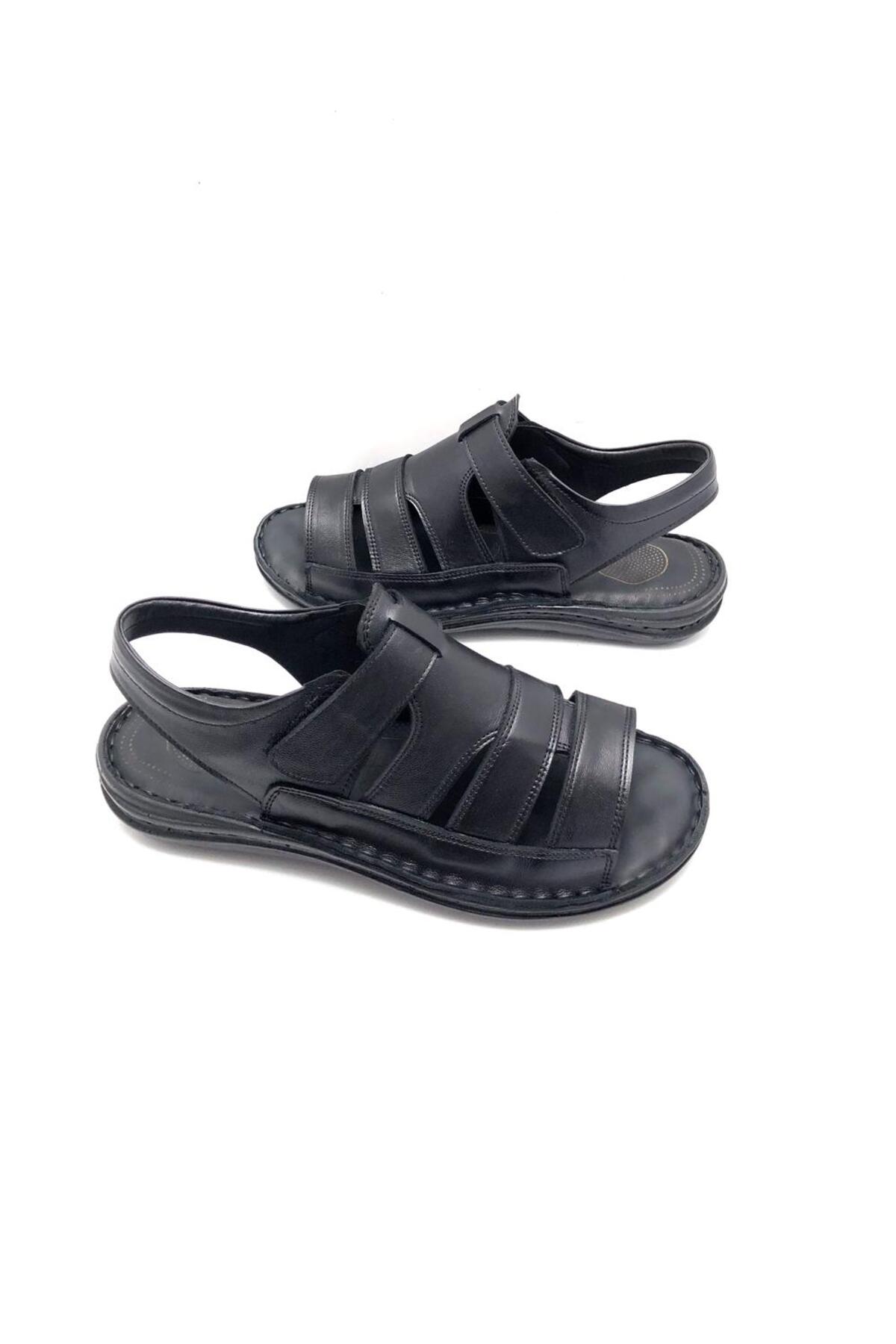 

Полные ортопедические массажные мужские сандалии из натуральной кожи 39