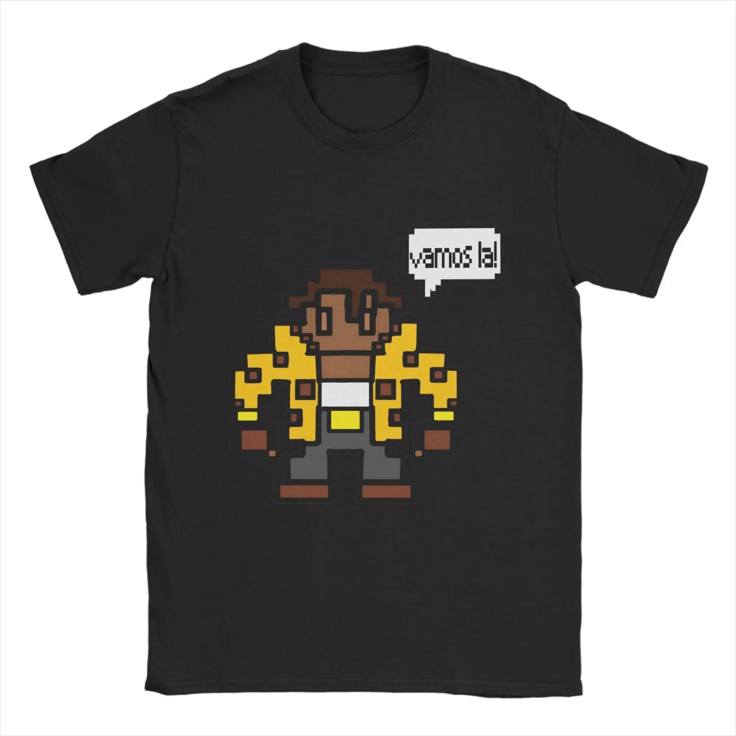 

Tekken Game Men s T Shirt Novelty Tees Short Sleeve Round Collar T-Shirts Pure Cotton Gift Idea Clothing S чёрный