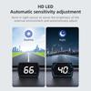 Head-Up-Display, GPS-Tachometer Universelles Auto-Head-up-Display 3 Zoll MPH Geschwindigkeitsmesser mit Kompass Geschwindigkeitsüberschreitungsalarm für