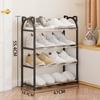 4 Layers Household Storage Rack Simple Shoe Cabinet Shoe Storage Rack Multifunctional Home Entrance Shoe Rack