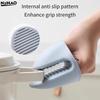 2Pcs Baking Silicone Gloves Oven Mitts Microwave Oven Glove Heat Insulation Anti-slip Bowl Pot Clip Kitchen Glove Heat-resistant