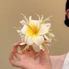 Sweet Egg Flower Duckbill Clip Fresh Frangipani Hair Stick  Seaside Holiday