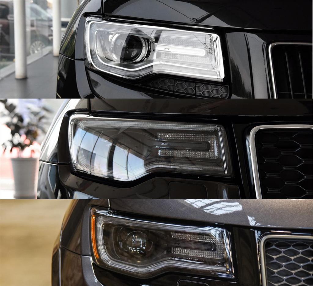 Fits 2014-2018 Jeep Grand Cherokee: OEM Headlight Half Assembly with Low Beam Lighting