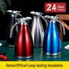 European Style 2L Vacuum Insulated Stainless Steel Thermos Coffee Pot