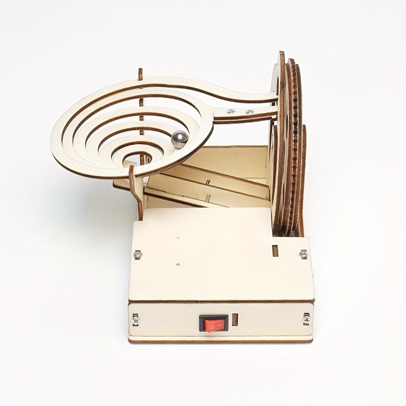 

Маленький эксперимент с шариковой дорожкой, модель слайда, физическая наука, электрическая вихревая сборка, шаровая механическая эстакада, 12 лет+ one size