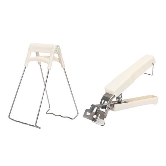 

Anti-Scalding Bowl Clip Strong Stainless Steel Plate Gripper Comfortable Grip Hot Bowl Dish Clip Heat Insulation Plate Removal Tool Anti-Slip