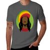 Marley Rastaunisex Art Dreadlock Rastafari Tshirt Basic Casual Short Sleeve Cotton Shirt