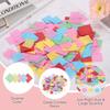 12set Colors Confetti Precut Craft Paper, Colorful Tissue Paper for Art Crafts, DIY Scrapbooking, Wedding Birthday Party
