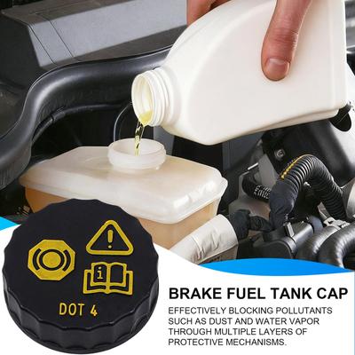 Brake Fluid Reservoir Cap Oil Tank Cover Car Truck Motorcycle Hydraulic Filler Vent Automotive Part Engine Seal Universal