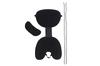 OGK Giken CWS-001 Child Seat Cover, Soft and Fluffy, Gray/Black