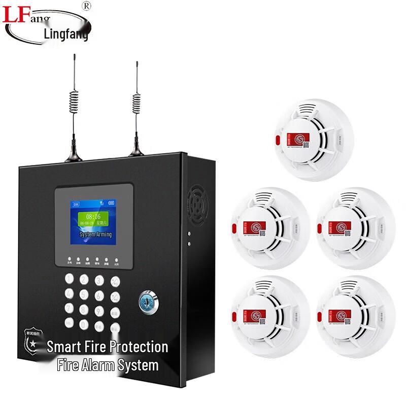 Lingfang Wireless Fire Alarm System Components