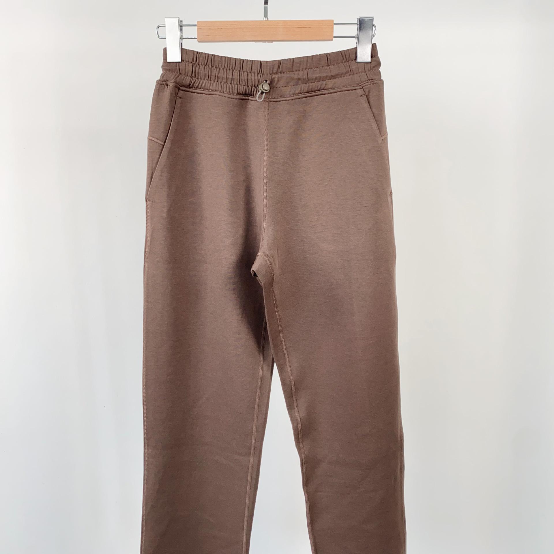 

Женские утягивающие модальные спортивные штаны с высокой талией и широкими штанинами для весны/лета - Повседневные и удобные длинные спортивные брюки Small