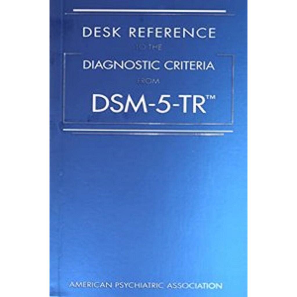 Schreibtisch-Referenz zu den Diagnostischen Kriterien des DSM 5 TR Taschenbuch P896 UKN1298