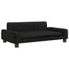 Children's Sofa Black 90x53x30 Cm Faux Leather