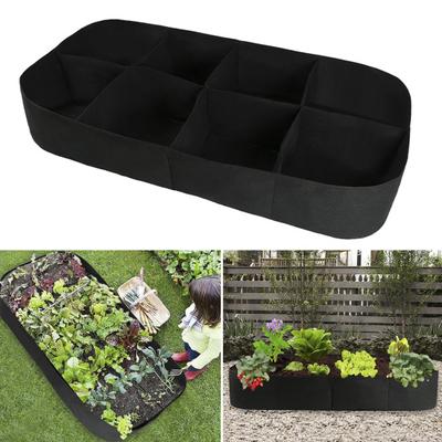 1/2Pcs Rectangle Plant Grow Bags Large Capacity No Assembly Required Outdoor Gardening Planting Container