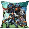 Neue Slugterra Anime Kissenbezug Schlafzimmer Home Office Dekokissenbezug Quadratisch Reißverschluss Kissenbezüge Satin Weich Kein Ausbleichen