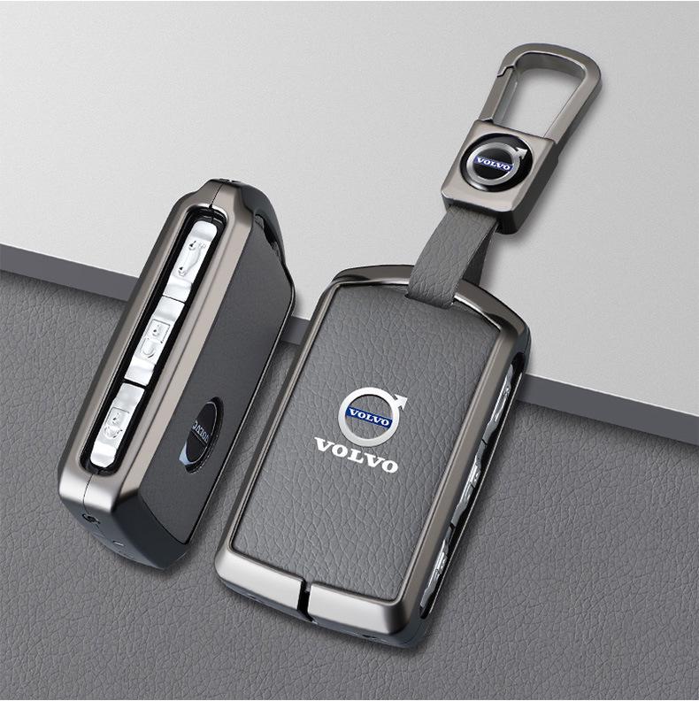 Volvo E-model Elephant Grey Car Key Pouch