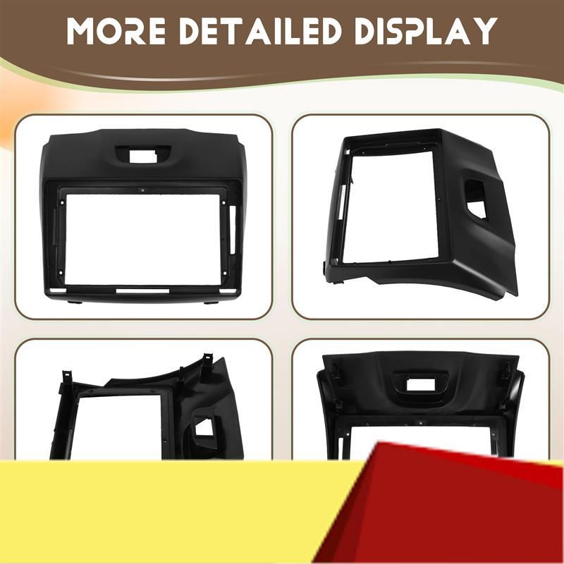 Double Din Radio Stereo Face Facia Fascia Panel Frame DVD Dash Stereo Kit For Trailblazer Isuzu D-Max MU-X-M53K