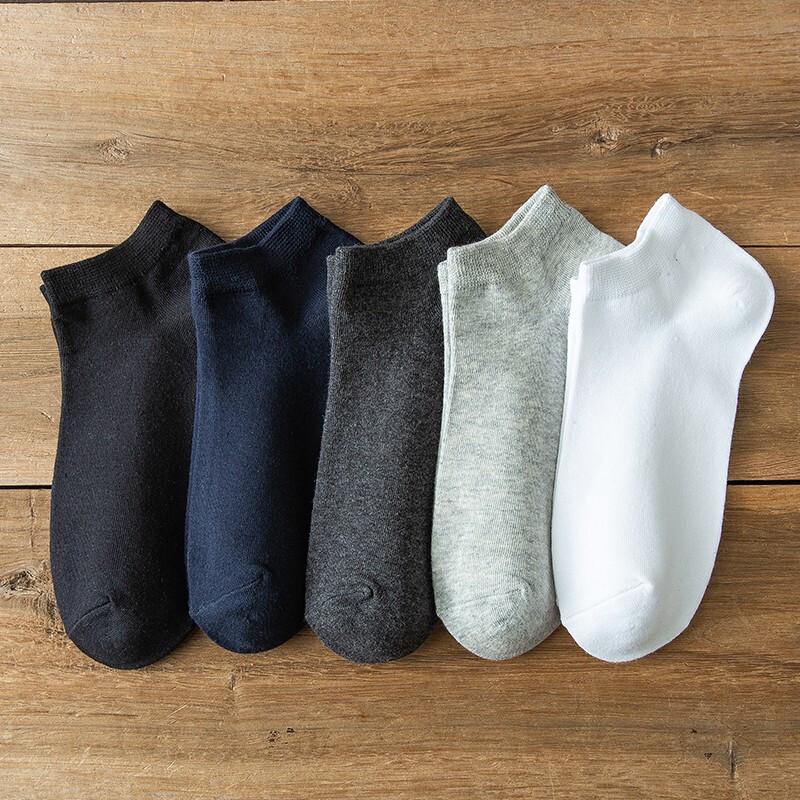 

Мужские дышащие носки-лодочки с низким верхом - Черные, Белые, Серые One Size