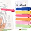 13 Pack Of Colorful Silicone Bookmarks Automatically Turning Pages A Student Accessory For Easy Reading And Bookmarking.
