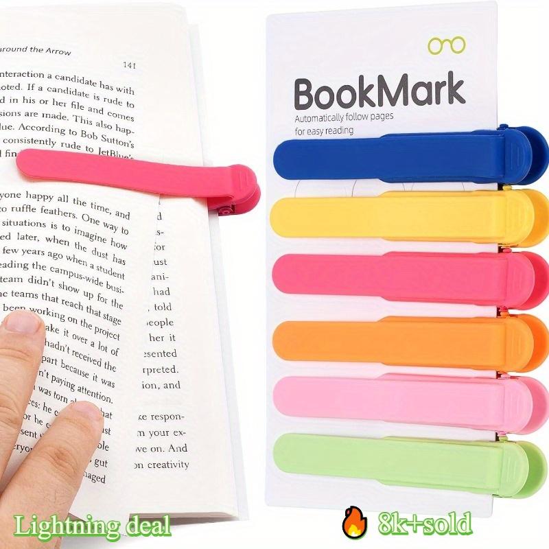 13 Pack Of Colorful Silicone Bookmarks Automatically Turning Pages A Student Accessory For Easy Reading And Bookmarking.