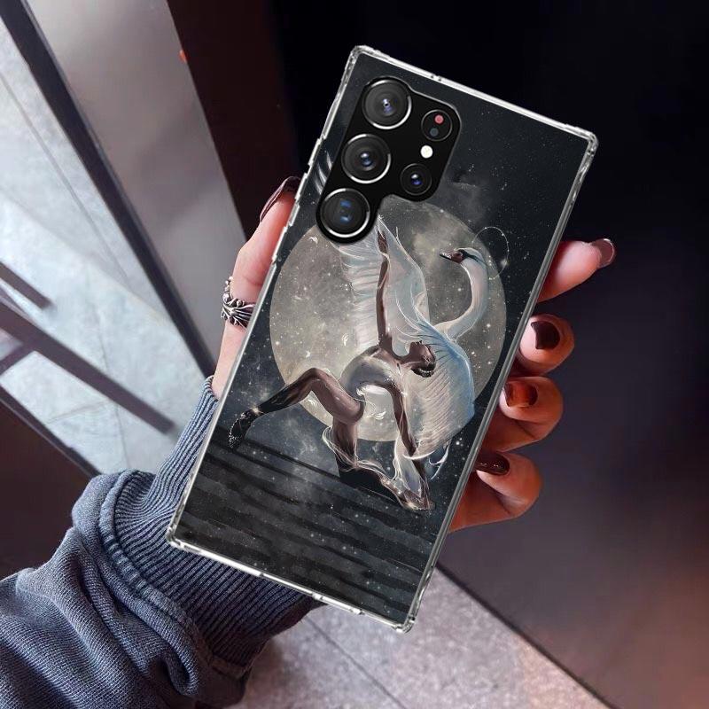 Ballerina Ballet Dancing Phone Case For Samsung Galaxy S23 S24 S25 Edge S26 Ultra S22 + S21 Plus S20 FE Cover Silicone Print She