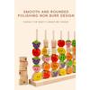Wooden DIY Toy Cartoon Fruit Stringing Threading Color Shape Matching Puzzle Game Wooden Beads Toy Montessori Education Toy