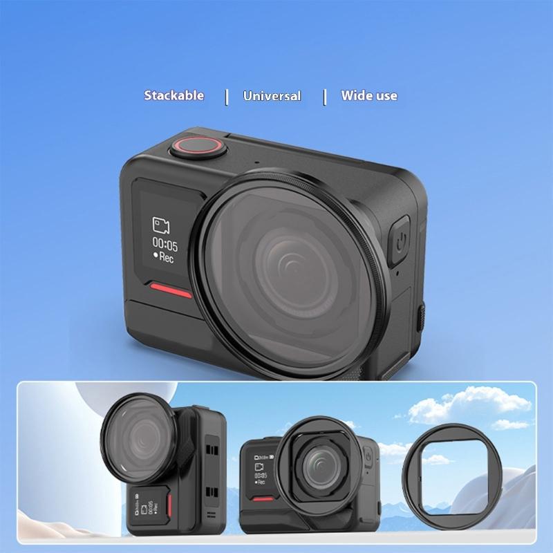 49mm Universal Filter Holder Rack For Outdoor Cameras Enables Multiple Filter Combinations With Secure Locking Mechanism