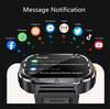 LOKMAT Sport Smart Watch IP68 Vanntette Smartwatches med stor skjerm med LED-lommelykt Melding Push BT Calls Klokke for smarttelefon