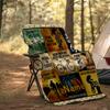 Cycling Adventure Customize Your Name Outdoor Blanket Comfortable Soft Lightweight Allseason Multipurpose Blanket For Travel Camping Picnics Sofa