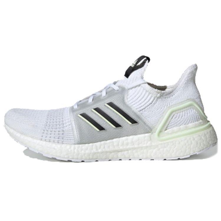 

Adidas UltraBoost 19 White Aero Green Мужские кроссовки Cloud-White Core-Black FV2554
