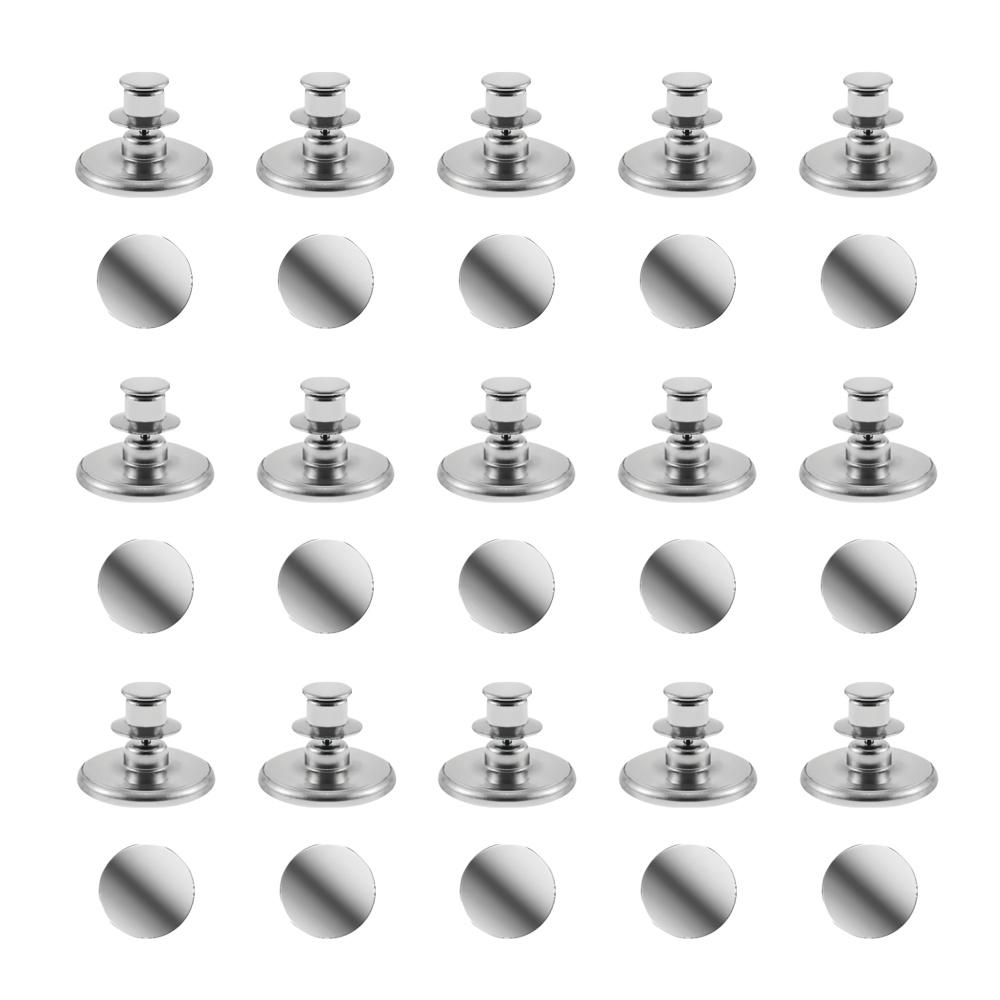 15Pairs Curtain Magnetic Buckle Detachable Curtain Magnet Buckle Suitable for Curtains - Install Wall Monted Magnetic Buckle