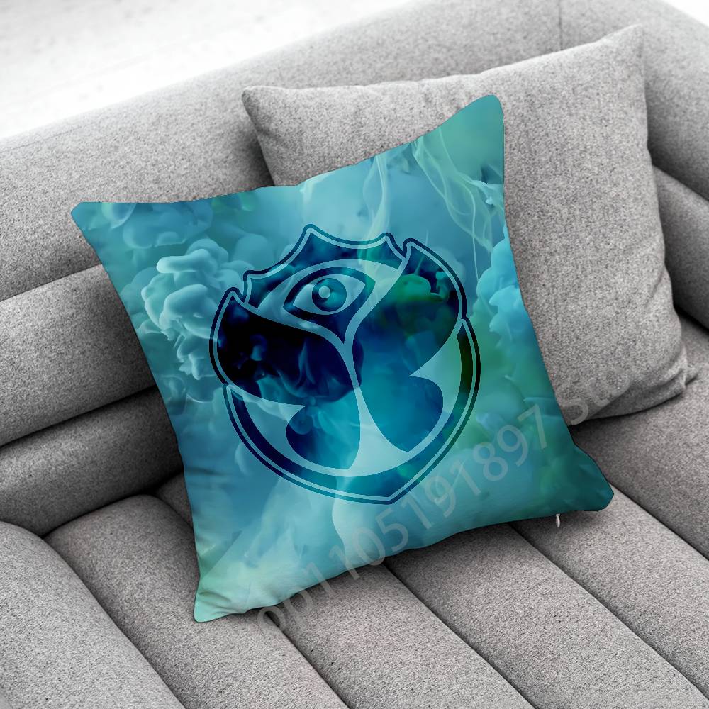 Tomorrowland Logo Music Throw Pillow Case For 45x45cm 40x40cm 30x30cm 50x50cm 55x55cm Square Home Pillowcase Case