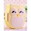 Domowy Podróżny Przenośny Sowa Lunchbox Plastikowy Dziecięcy Lunchbox Pojemnik na Jedzenie Karton Zastawa Stołowa Bento Box Akcesorium Kawaii