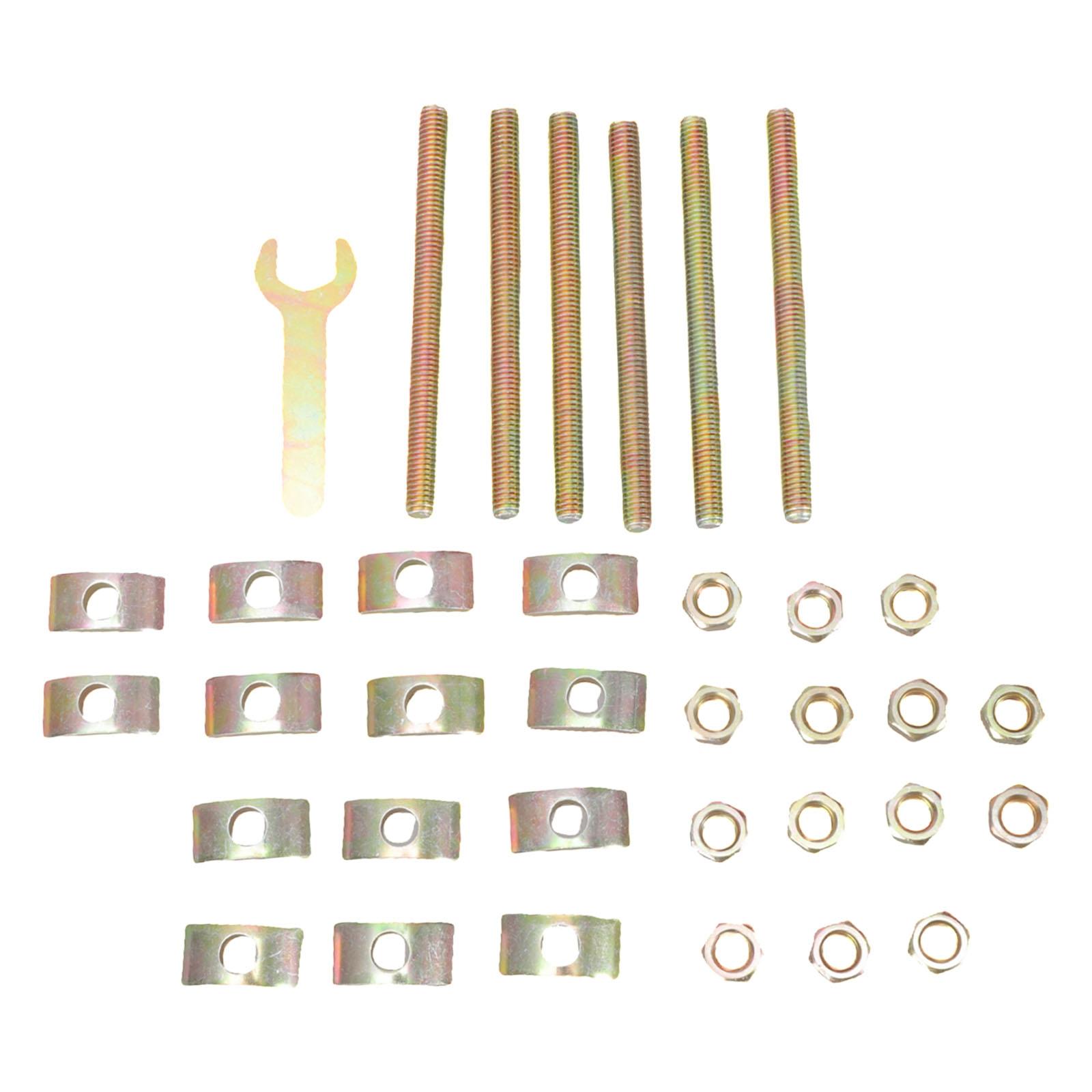 

Упаковка из 6 стяжек для столешниц, мебельные стяжки-болты для сборки кровати, мясного блока, стола, для ежедневного использования 6PCS