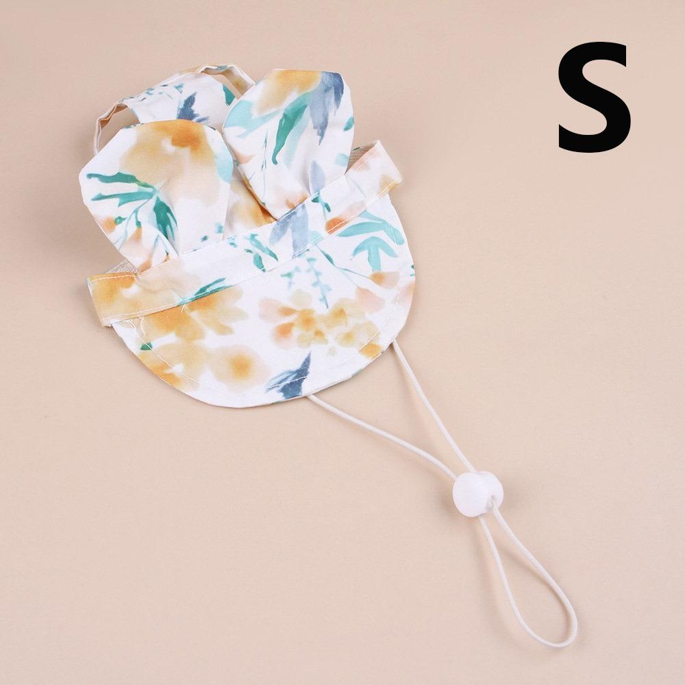 Polyester Pet Hat Adjustable Sports Hats Cute Dog Sunscreen Hat