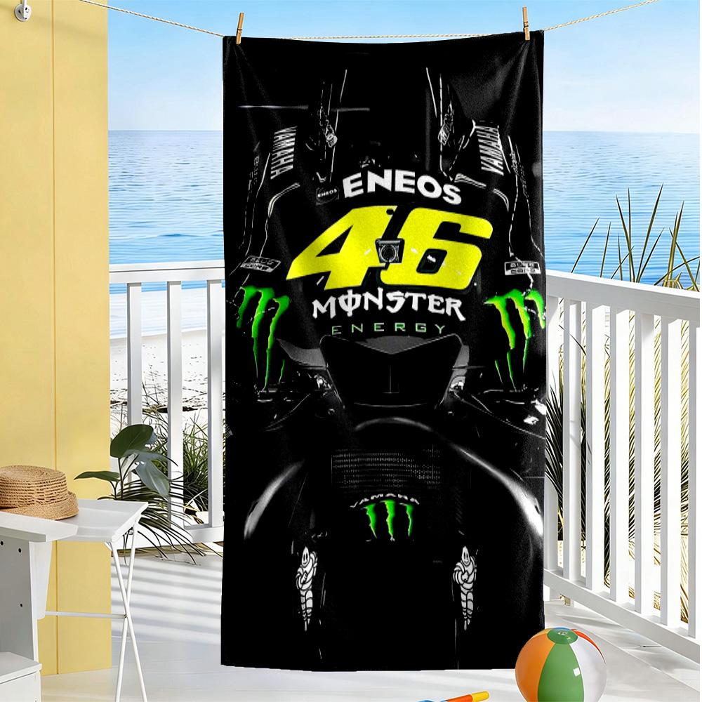 Vr46 soft beach towel soft Applicable to multiple scenarios Fashion Lovers Wedding Party Gift