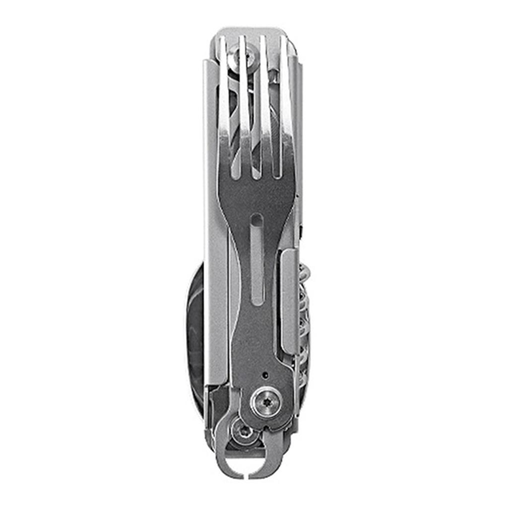 Multi In One Camping Spoon Fork Knife Folding Cutlery Portable Corkscrew Stainless Steel Fork Spoon Cutter Outdoor