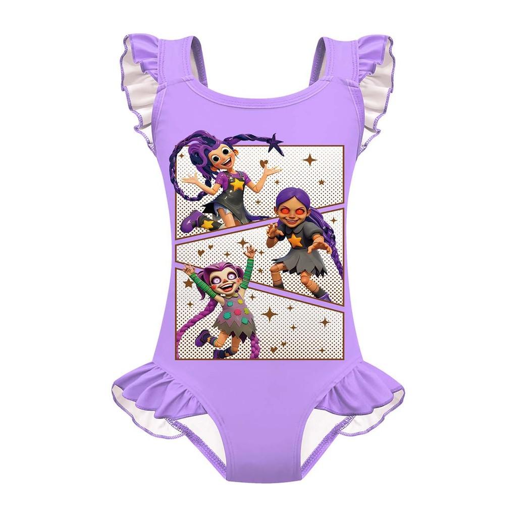 20902 Kids Girls Lily Lovebraids Anime Swimsuit Swimwear 100cm