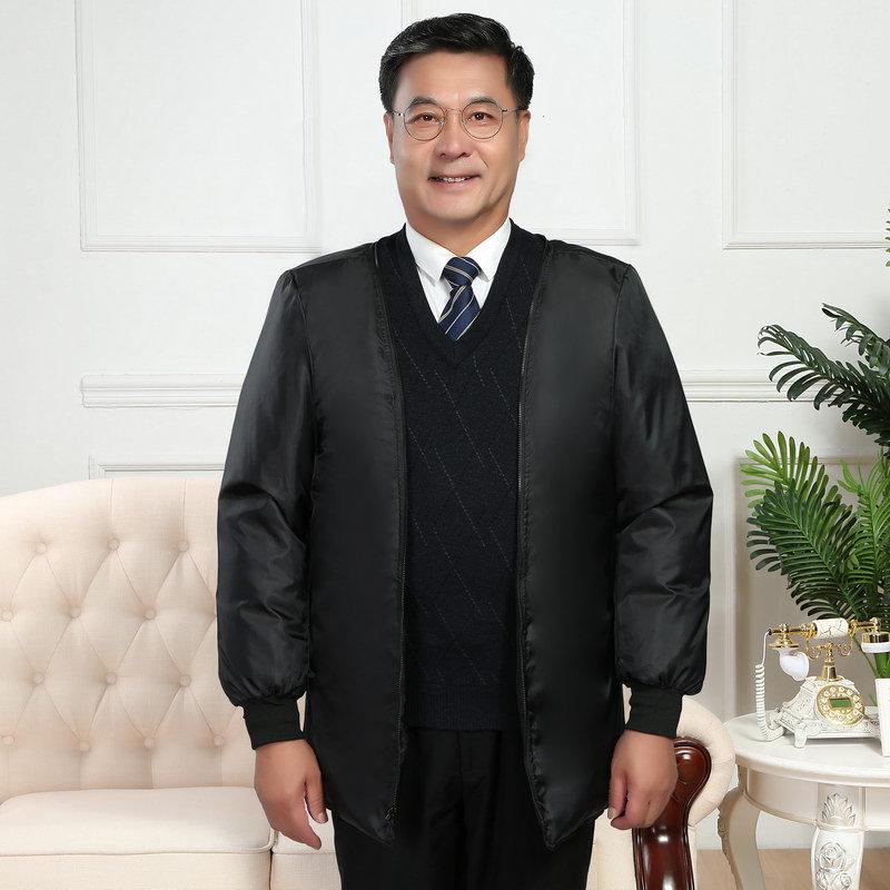 Mittleren alters und ältere männer der Neue Stil Mid-länge Demontage Daddy Jacke 40-50-6070 Jahre Alte Jacke