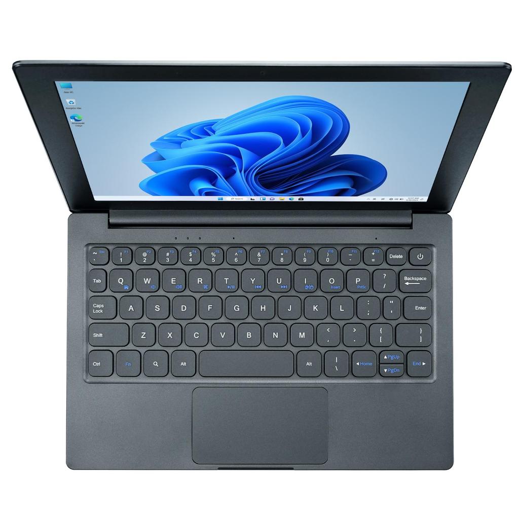 Neuer 10,1-Zoll-Notebook-Computer Windows 11 Laptop Intel Celeron N4000 Lern-Laptop Netbook für Kinder Männer Frauen (8GB/128GB)