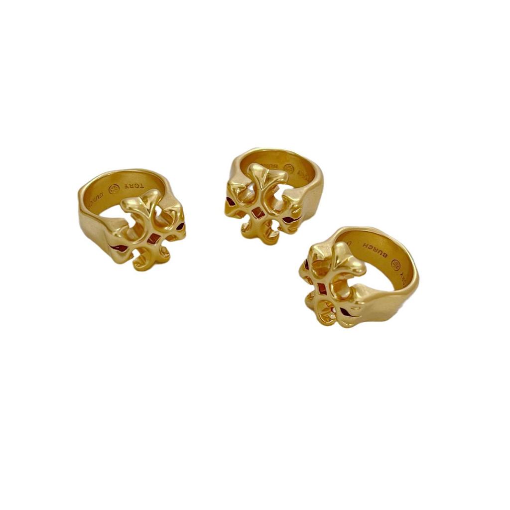 Chic Minimalist English Letter Metal Ring