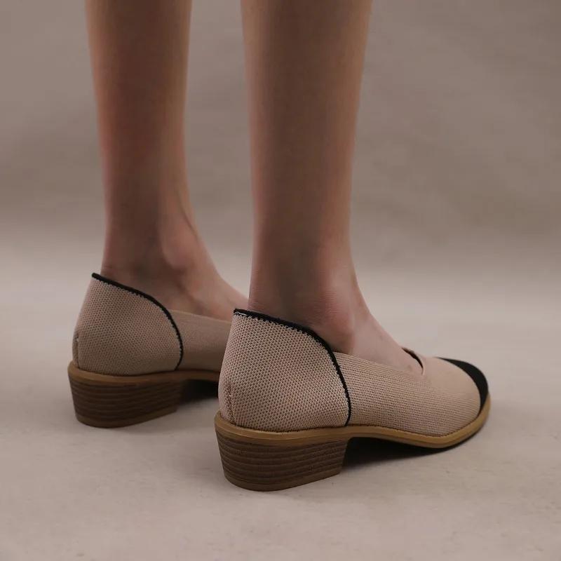 Fashion Lightweight and Breathable Women's Work Shoes 2024 Autumn Fashion Shallow Mouth Women's Pumps Simple Versatile Pointed Toe Shoes