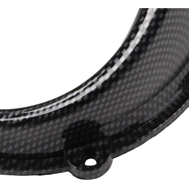 Air Scoop Cap, KIMISS Motorcycle Carbon Fiber Style Engine Cooling Fan Cover Good Heat Dissipation Replacement for GY6 125cc 150cc 152QMI 157QMJ