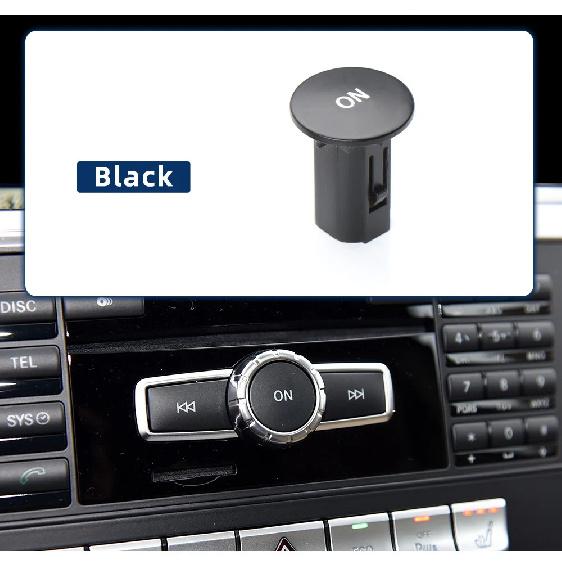 Front Center Console Radio CD Player Button Knob ON Button Switch Cap For Mercedes Benz W204 X204 W212 W207 W218 W166 W156 W176
