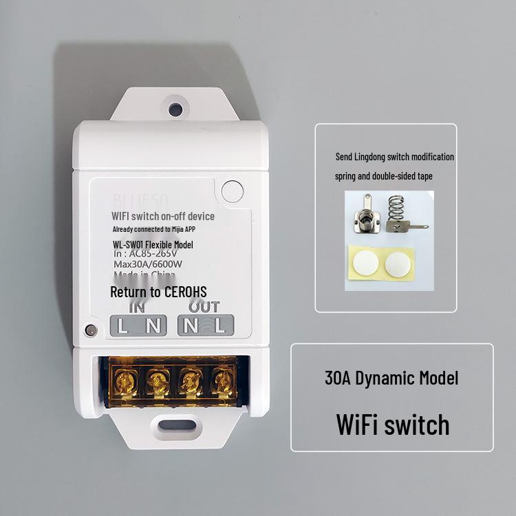 Xiaoai Voice-Activated Smart Switch: Wireless Remote Control & Timed Lighting