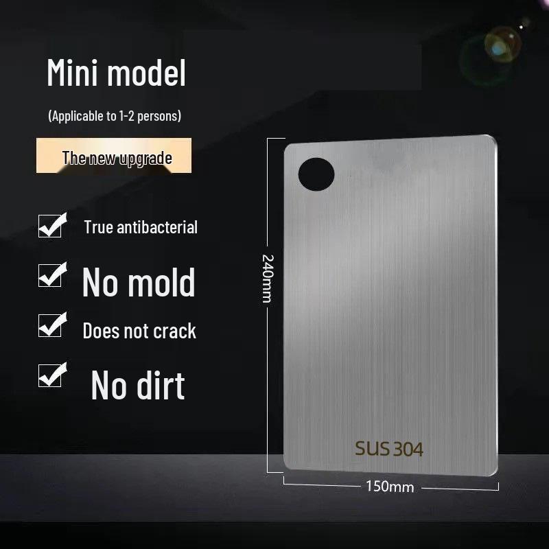 

Антибактериальная разделочная доска из нержавеющей стали пищевого класса - Сверхпрочная и устойчивая к плесени, Идеальна для кухни и приготовления теста Square