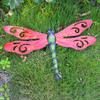 Metal Dragonfly Wall Decoration Garden Fence Outdoor Wall Art for Ideal Gift Outdoor Wall Decoration Suitable for Yard P
