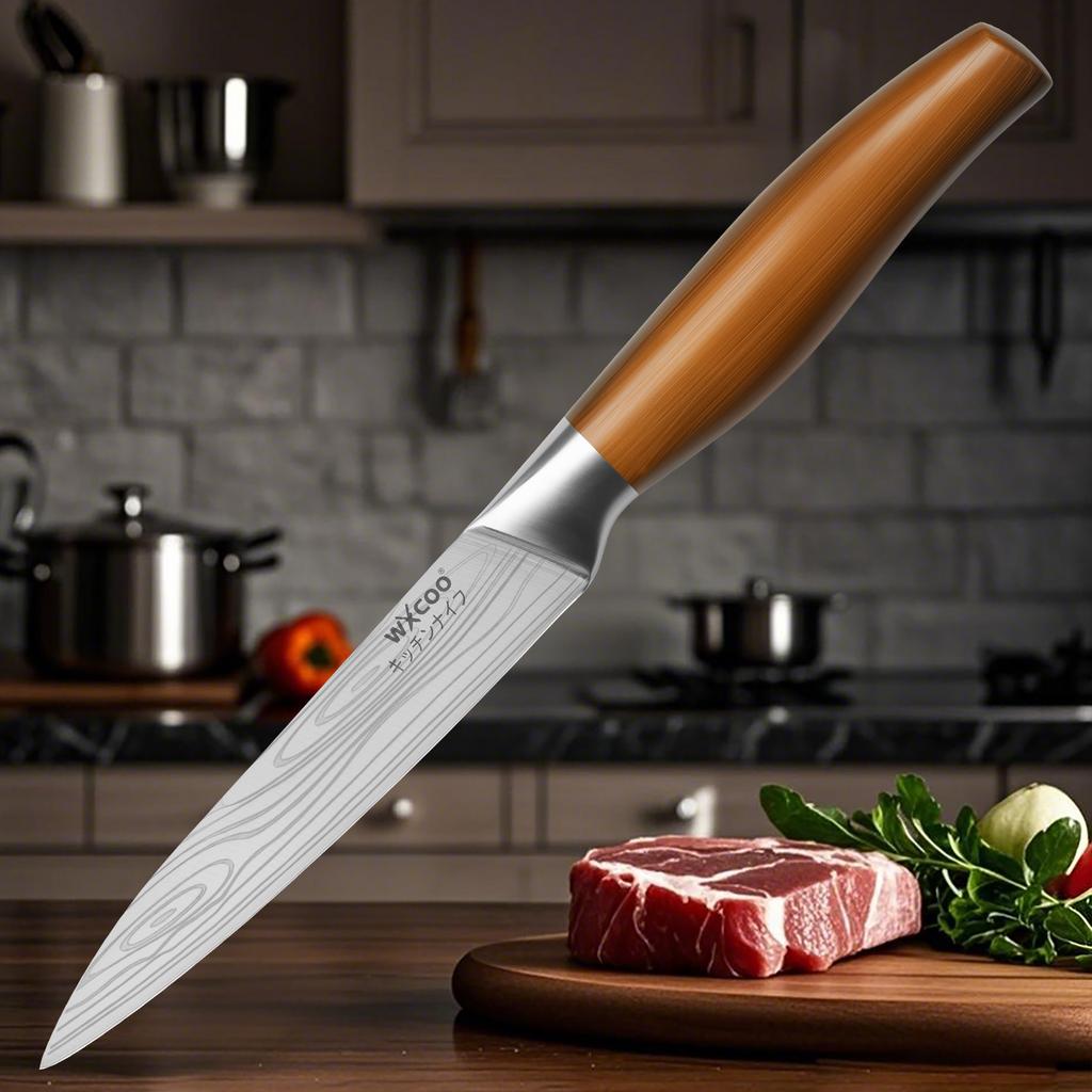 Japanese Style Kitchen Knife Stainless Steel Kitchen Fruit Paring Knife Perfect for Househould Fruit Peeler Cutter Slicer Knife
